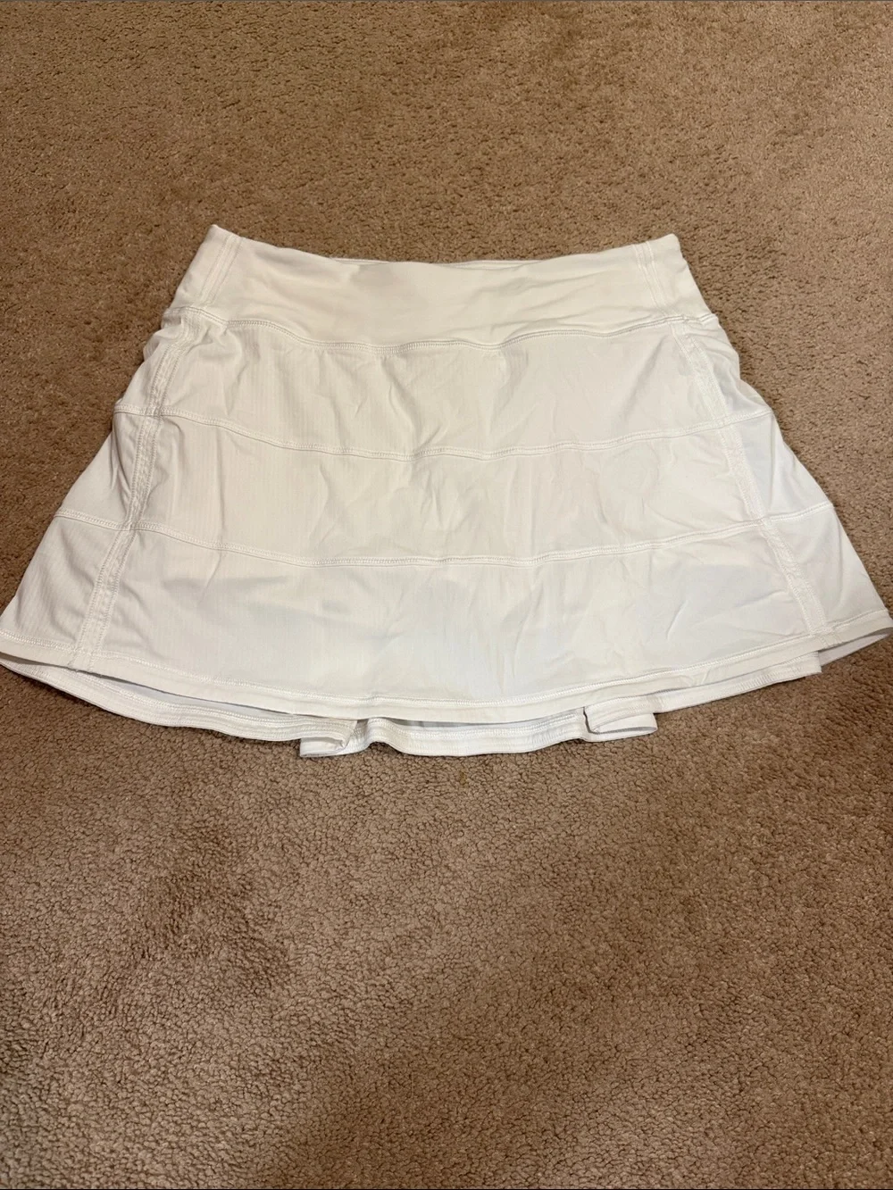 lululemon athletica White Performance Pleated Skort